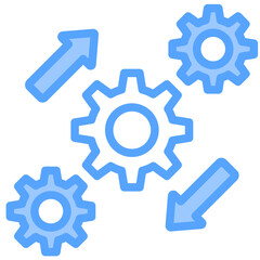 Integrate Blue Icon