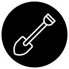 Shovel Vector Icon Design Illustration