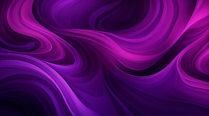 Purple wave abstract background, wavy line pattern desktop wallpaper - obrazy, fototapety, plakaty