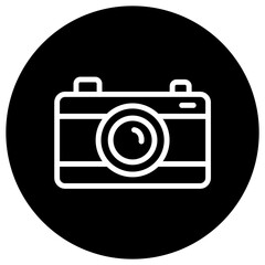 Camera Vector Icon Design Illustration