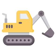 Digger Flat Icon