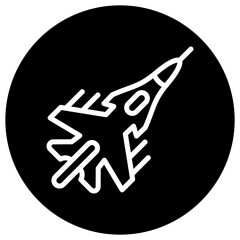 Jet Vector Icon Design Illustration