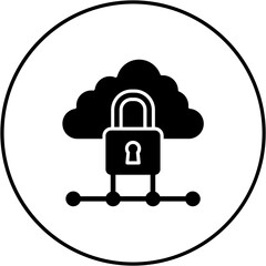 Cloud Lock Icon