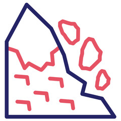 Snow Avalanche Icon