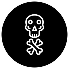 Skull Vector Icon Design Illustration