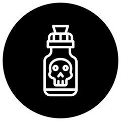 Obraz premium Poison Vector Icon Design Illustration