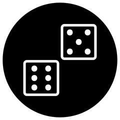 Dice Vector Icon Design Illustration