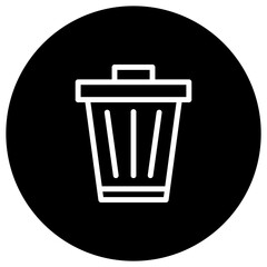 Trash Vector Icon Design Illustration
