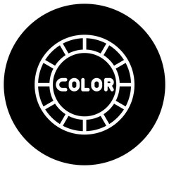 Fototapeta premium Color wheel Vector Icon Design Illustration