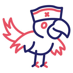 Pirate Parrot Icon