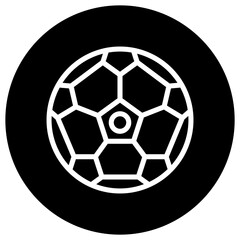 Fototapeta premium Football Vector Icon Design Illustration