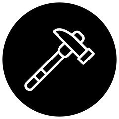 Pick hammer Vector Icon Design Illustration