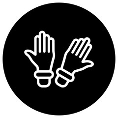 Gloves Vector Icon Design Illustration