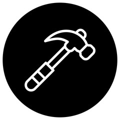 Hammer Vector Icon Design Illustration