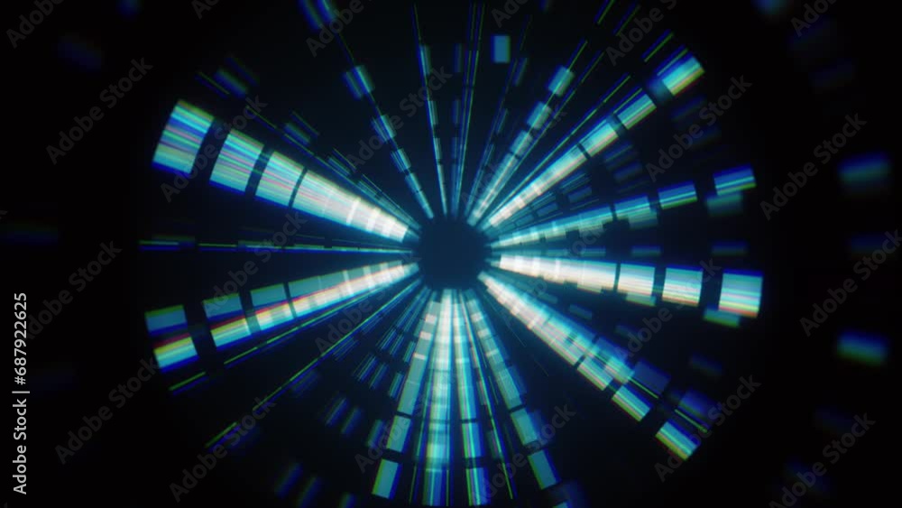 Poster abstract hud iris technology background/ 4k animation of an abstract wallpaper background with hud i