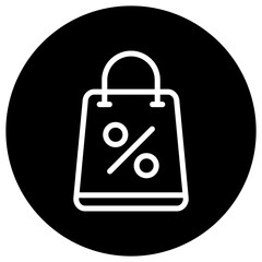 Shopping bag Vector Icon Design Illustration