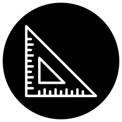 Set Square Vector Icon Design Illustration