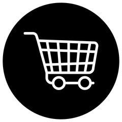 Shopping cart Vector Icon Design Illustration