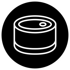 Canned food Vector Icon Design Illustration