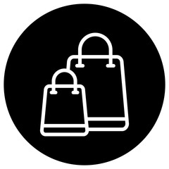 Shopping bag Vector Icon Design Illustration