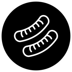 Sausage Vector Icon Design Illustration