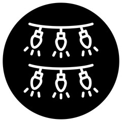 Garland Vector Icon Design Illustration