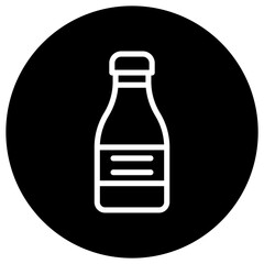 Ketchup Vector Icon Design Illustration