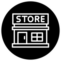 Grocery store Vector Icon Design Illustration