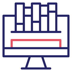 Online Library Icon