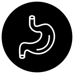 Obraz premium Stomach Vector Icon Design Illustration