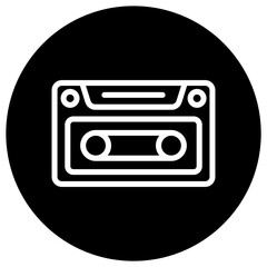 Casette Vector Icon Design Illustration