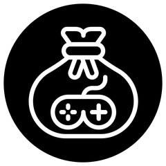 Money bag Vector Icon Design Illustration