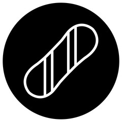 Snowboard Vector Icon Design Illustration