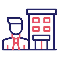 Hotel Administration Icon