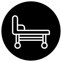 Stretcher Vector Icon Design Illustration