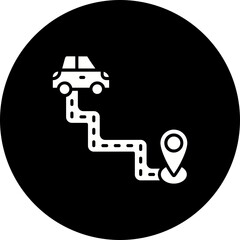 Driving Route Icon
