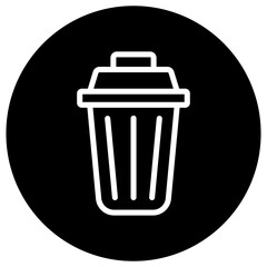 Trash Vector Icon Design Illustration