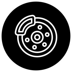 Disc break Vector Icon Design Illustration