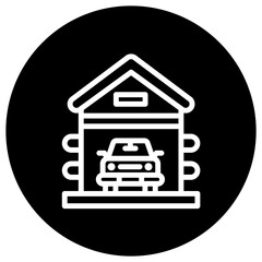 Garage Vector Icon Design Illustration