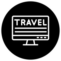 Travel Vector Icon Design Illustration