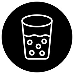 Obraz premium Shot Glass Vector Icon Design Illustration