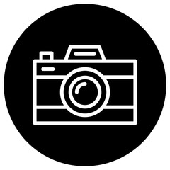 Camera Vector Icon Design Illustration