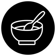 Soup Vector Icon Design Illustration