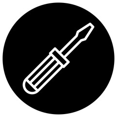 Screwdriver Vector Icon Design Illustration
