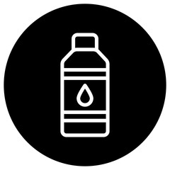 Water Bottle Vector Icon Design Illustration