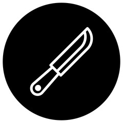 Knife Vector Icon Design Illustration