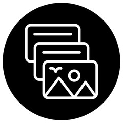 Continuous shot Vector Icon Design Illustration