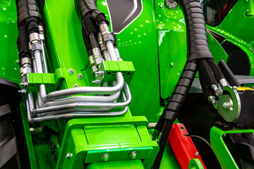 Hydraulic system of a universal mini loader.