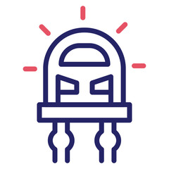 Obraz premium Diode Icon