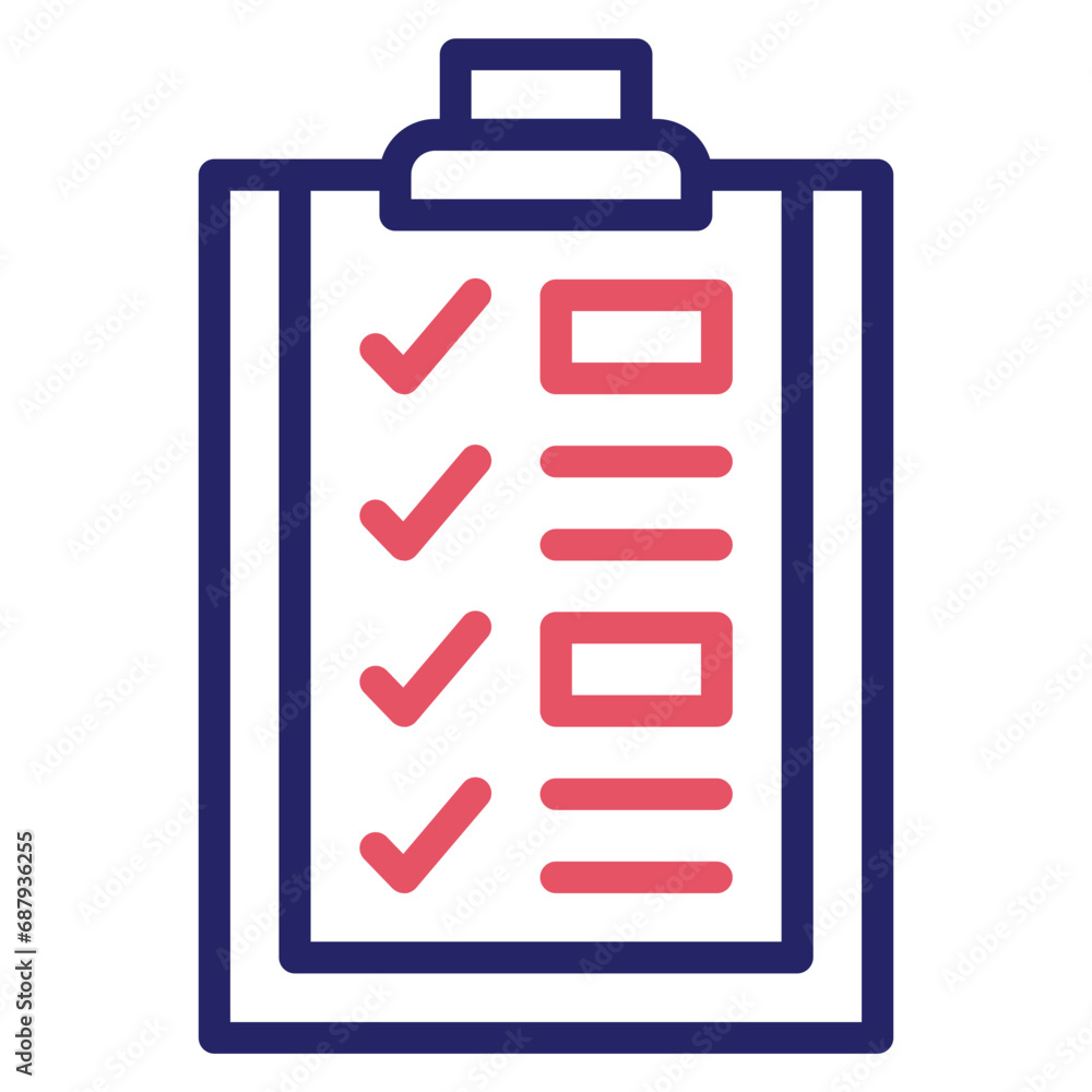 Poster Checklist Icon